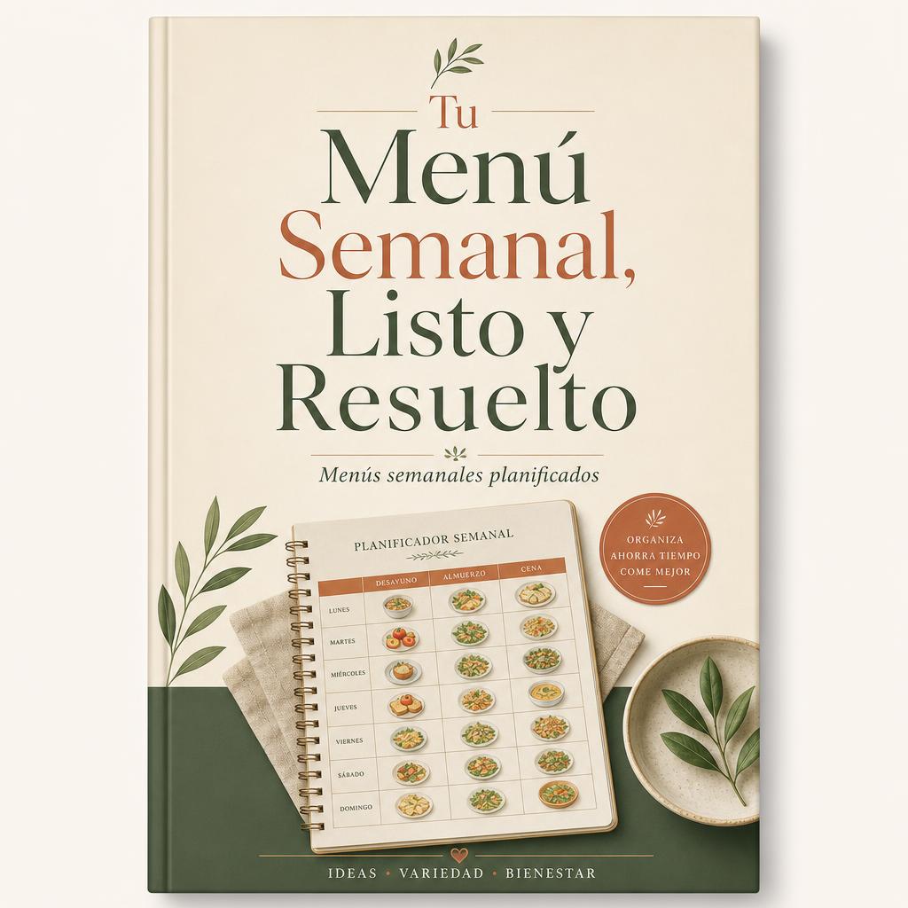 Tu Menú Semanal, Listo y Resuelto